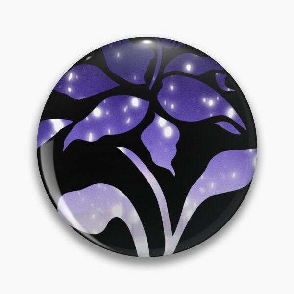 Item preview, Ethereal Galaxy Lily - Cosmic Purple Floral Silhouette  designed and sold by Tokraz-art.