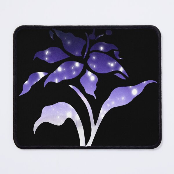 Item preview, Ethereal Galaxy Lily - Cosmic Purple Floral Silhouette designed and sold by Tokraz-art.