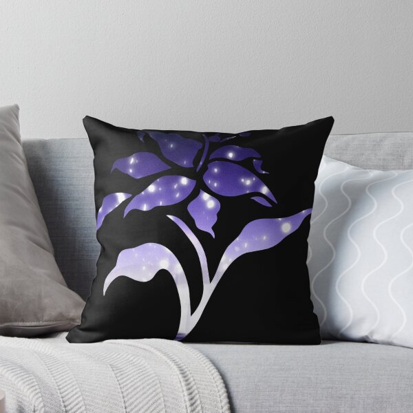 Item preview, Ethereal Galaxy Lily - Cosmic Purple Floral Silhouette  designed and sold by Tokraz-art.