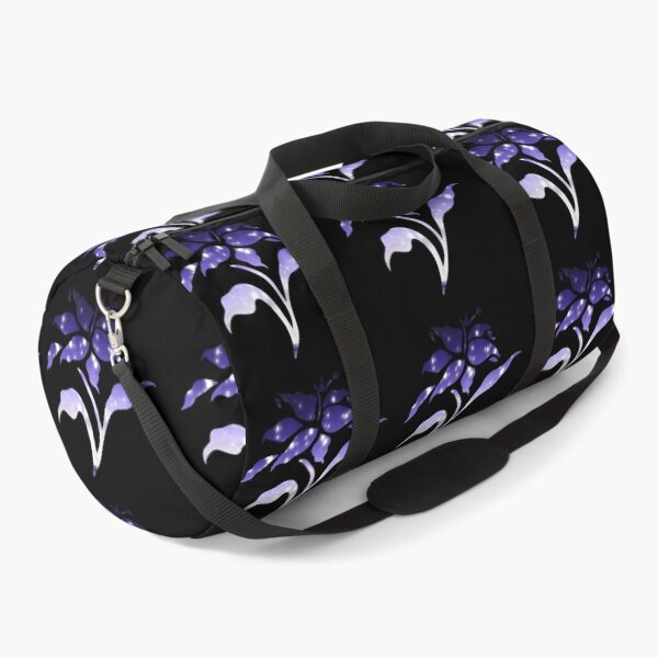 Item preview, Ethereal Galaxy Lily - Cosmic Purple Floral Silhouette designed and sold by Tokraz-art.