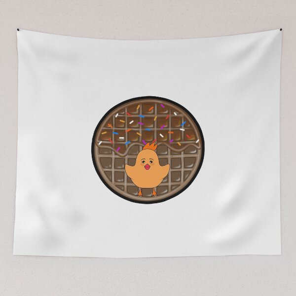 Item preview, Funny Chicken And Waffles designed and sold by Sartoris Art.