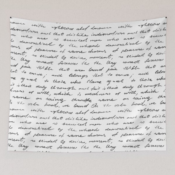 Item preview, Unreadable text, vintage handwritten script designed and sold by CHERRY--SHOP.