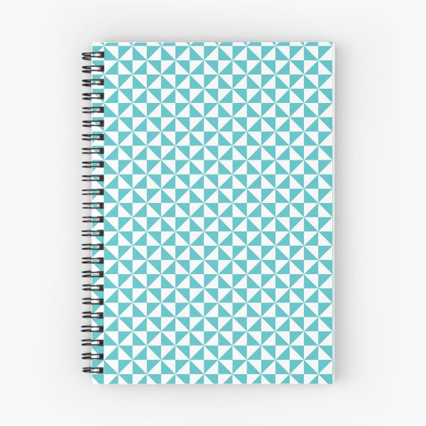 Item preview, White And Aqua Pinwheel Pattern designed and sold by pattern-archive.