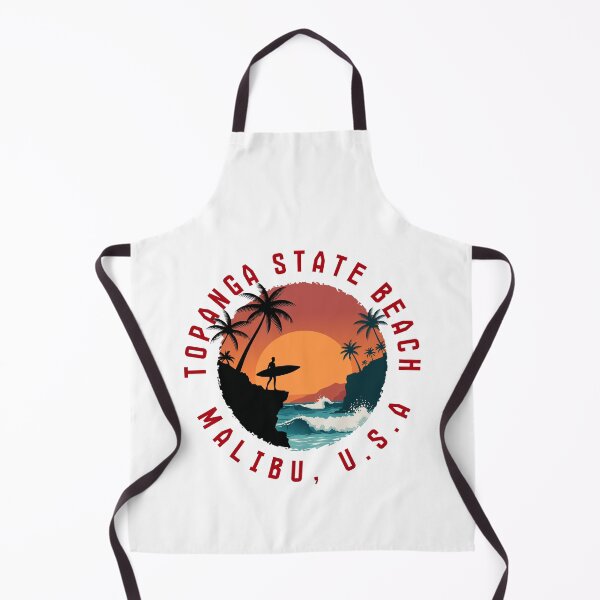 Item preview, Topanga State Beach – Malibu (with Red Lettering) designed and sold by VelvetRoom.