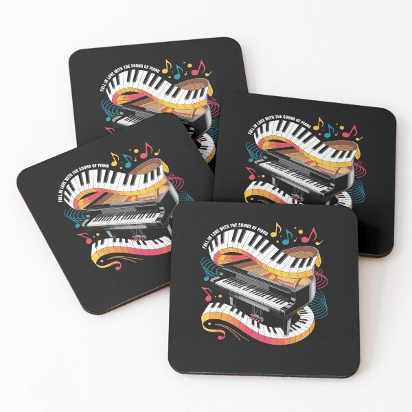 Item preview, Fall In Love With The Sound Of Piano Colorful Grand Piano Music Lover designed and sold by yoddel.