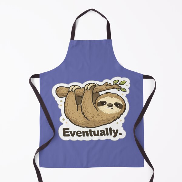 Item preview, Eventually. Sloth Meme | Deadpan Animal Sticker Design designed and sold by BabyStark.