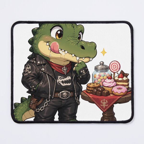 Item preview, A biker alligator who loves sweets designed and sold by HD3284.