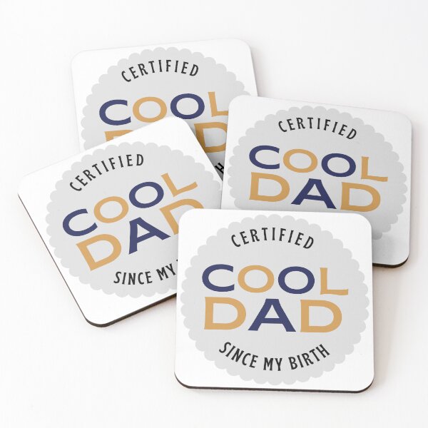 Item preview, Certified Cool Dad Since My Birth Badge designed and sold by _ZENTAY_.