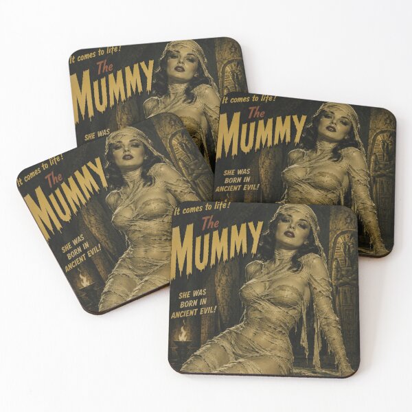 Item preview, Vintage Mummy Queen Pin Up Classic Horror Movie Poster Art designed and sold by MissSaylor.