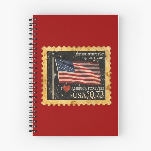 Item preview, POSTAGE STAMP Independence Day on the occasion of the 250th anniversary of the USA V4C designed and sold by ART-OF-ORION.