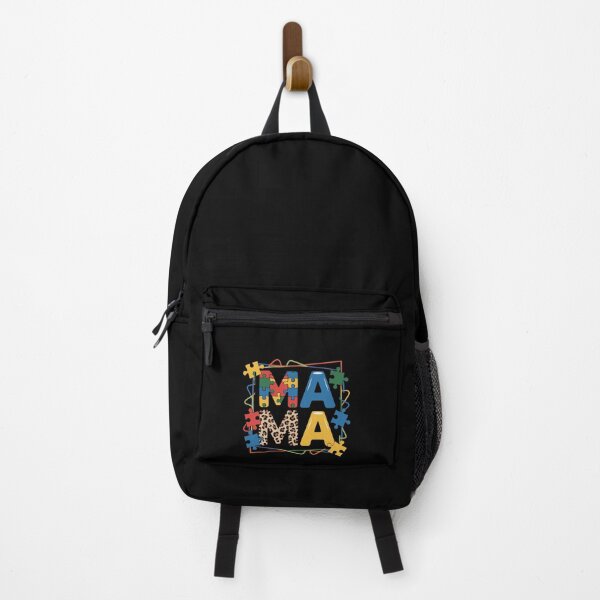 Item preview, Mama Autism Awareness Puzzle Pieces Leopard Print Colorful Mama Art designed and sold by yoddel.