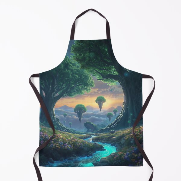 Item preview, Luminous Giants Fantasy Alien Forest Landscape designed and sold by Luminous Wilds.