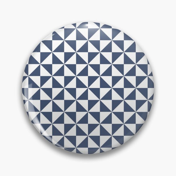 Item preview, White And Blue Pinwheel Pattern designed and sold by pattern-archive.