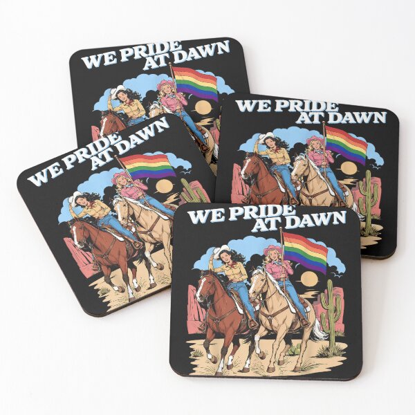 Item preview, We Pride At Dawn Vintage Cowgirl Rainbow Flag LGBTQ Pride Month designed and sold by StanaLuis.