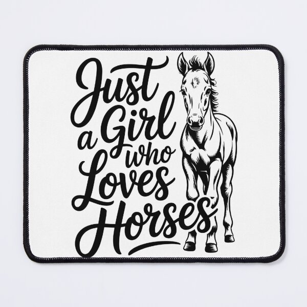Item preview, Just a Girl Who Loves Horses designed and sold by jkrphoto.