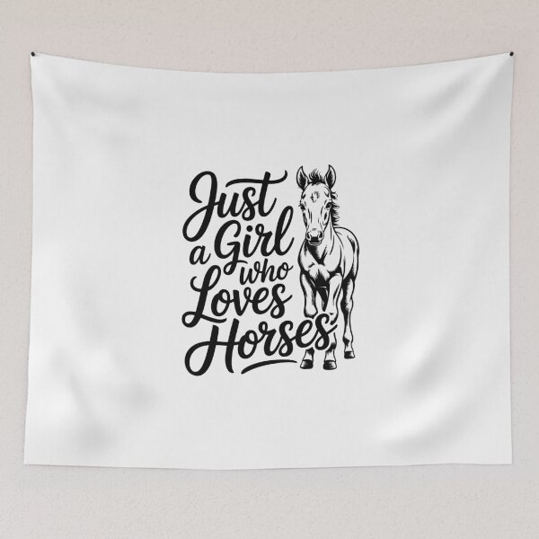 Item preview, Just a Girl Who Loves Horses designed and sold by jkrphoto.
