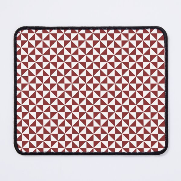 Item preview, White And Brick Red Pinwheel Pattern designed and sold by pattern-archive.