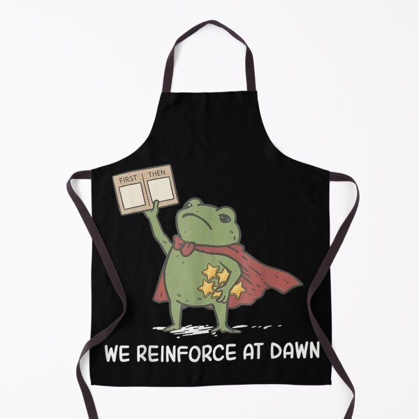 Item preview, We Reinforce At Dawn Cute Frog Superhero Cape Motivational Reward Chart Meme designed and sold by GalenoHenley.