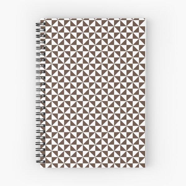 Item preview, White And Brown Pinwheel Pattern designed and sold by pattern-archive.