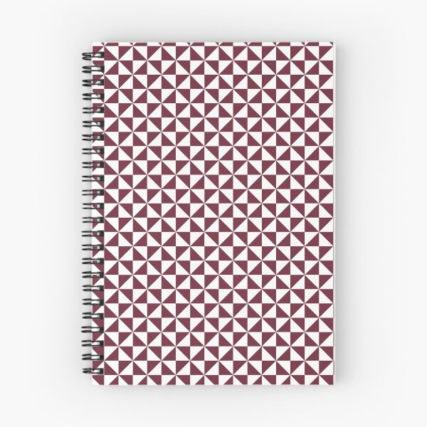 Item preview, White And Burgundy Pinwheel Pattern designed and sold by pattern-archive.