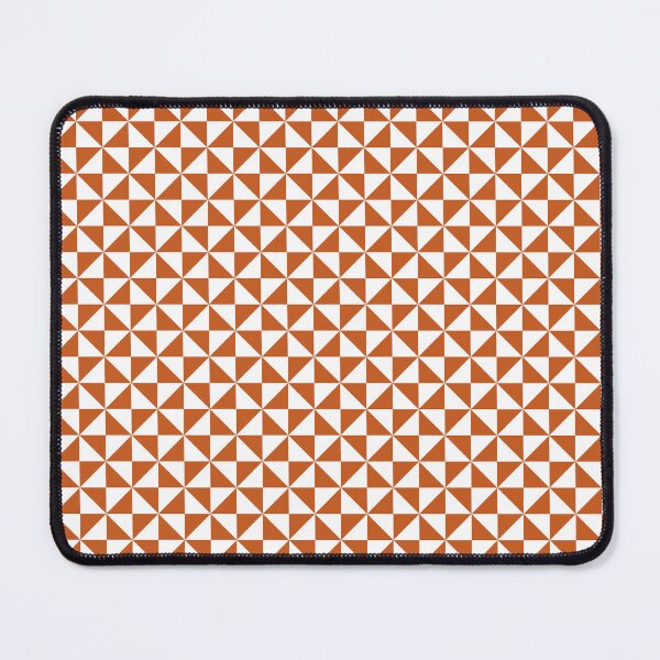 Item preview, White And Burnt Orange Pinwheel Pattern designed and sold by pattern-archive.