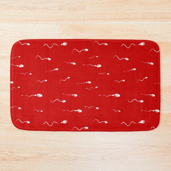 Item preview, Sperm Swimming Pattern Red White Fertility Theme designed and sold by CreativeTwins.