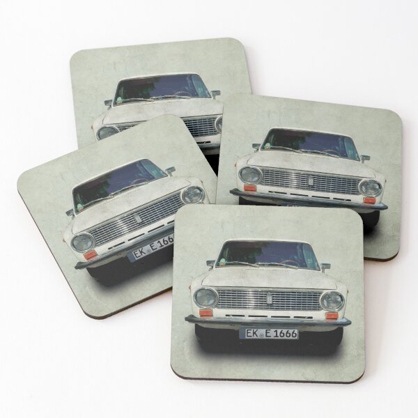 Item preview, old white car front view designed and sold by younglen.