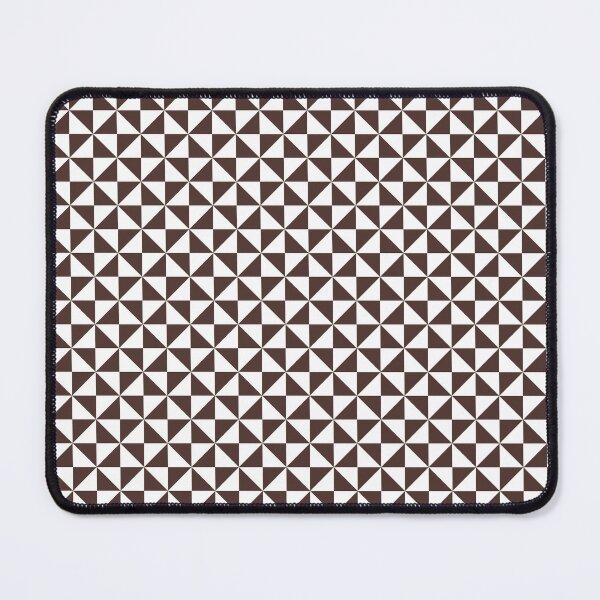Item preview, White And Chocolate Pinwheel Pattern designed and sold by pattern-archive.