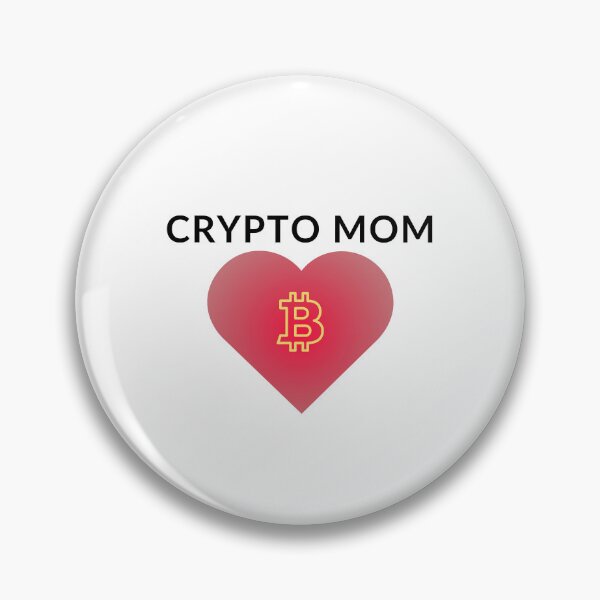 Item preview,  Crypto Mom - Bitcoin Heart for Entrepreneurial Moms designed and sold by Vcartdesing.