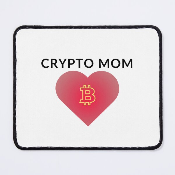 Item preview, Crypto Mom - Bitcoin Heart for Entrepreneurial Moms designed and sold by Vcartdesing.