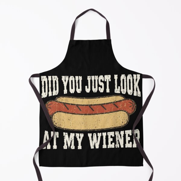 Item preview, Did You Just Look At My Wiener Funny Retro Hot Dog Pun designed and sold by GalenoHenley.