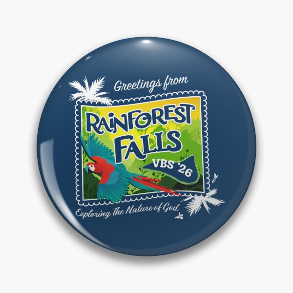 Item preview, Rainforest Falls VBS 2026 Stamp Exploring The Nature of God  designed and sold by QuinnJayden.