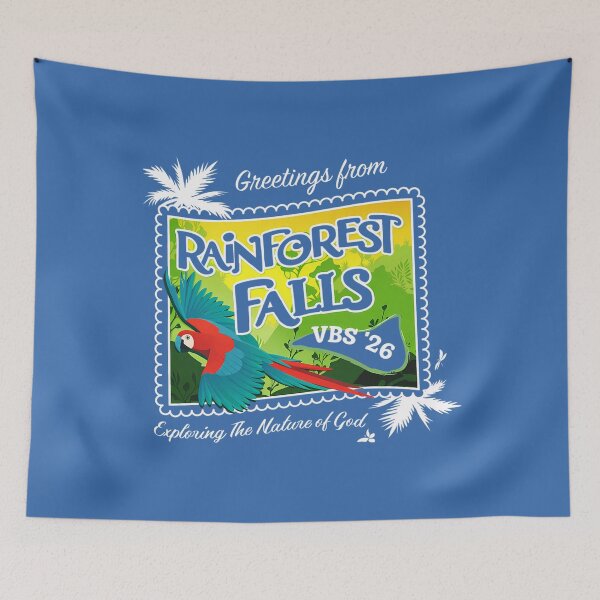 Item preview, Rainforest Falls VBS 2026 Stamp Exploring The Nature of God  designed and sold by QuinnJayden.