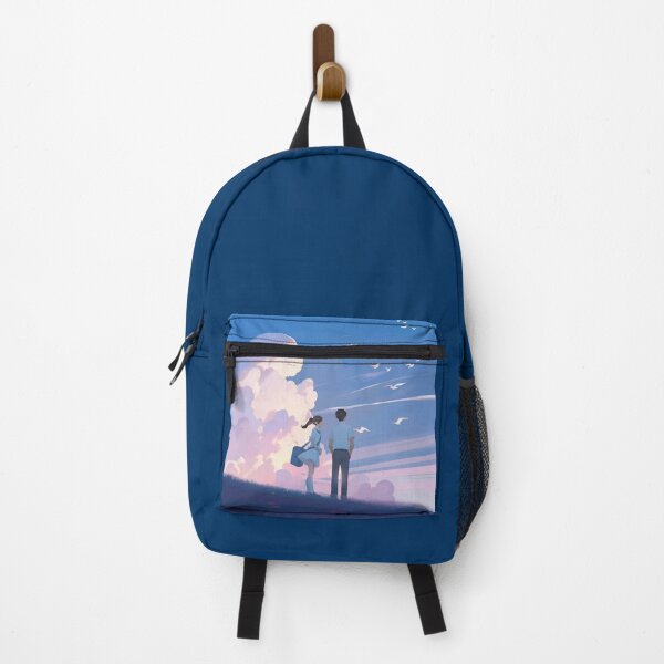 Item preview, Dreamy Anime Couple Sky Clouds Nostalgic Fine Landscape  designed and sold by Rehnair.