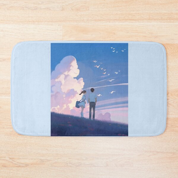 Item preview, Dreamy Anime Couple Sky Clouds Nostalgic Fine Landscape  designed and sold by Rehnair.