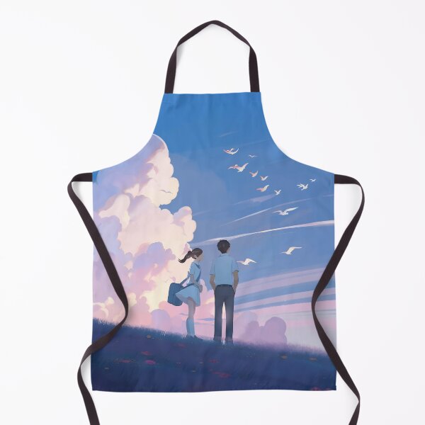 Item preview, Dreamy Anime Couple Sky Clouds Nostalgic Fine Landscape designed and sold by Rehnair.