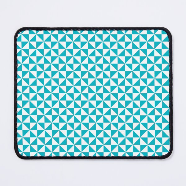 Item preview, White And Cyan Pinwheel Pattern designed and sold by pattern-archive.