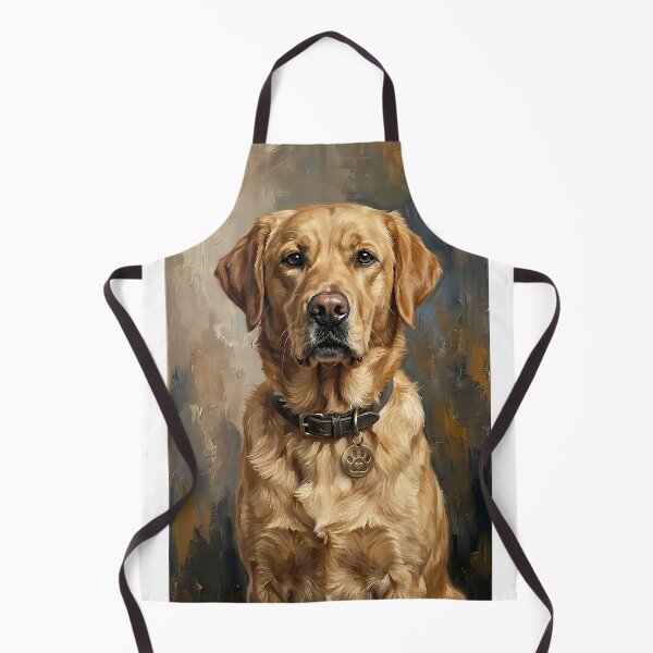 Item preview, Elegant Labrador Retriever Oil Painting Portrait – Modern Dog Artwork designed and sold by Pfotenfaden.