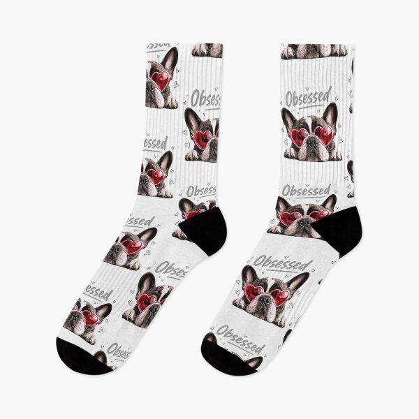 Item preview, Obsessed French Bulldog With Heart Sunglasses For Dog Lovers And Valentine Vibes designed and sold by yoddel.