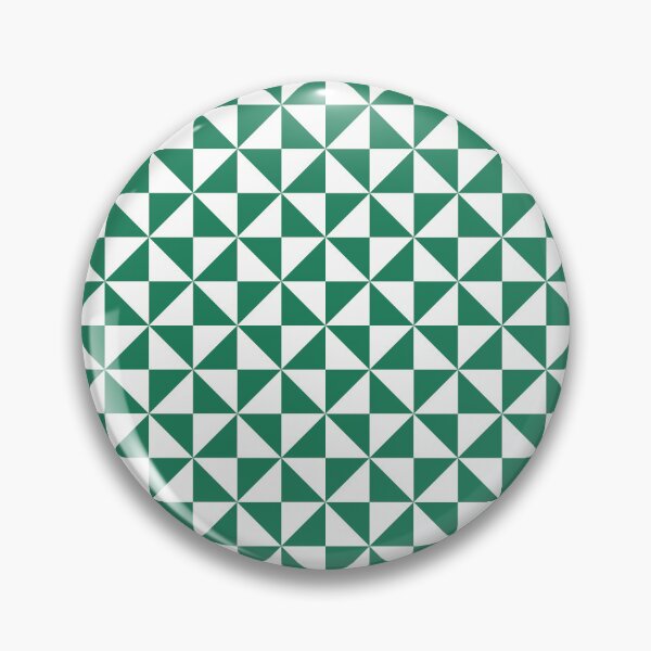Item preview, White And Green Pinwheel Pattern designed and sold by pattern-archive.