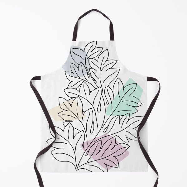 Item preview, Minimalist Pastel Leaf Line Art - Abstract Boho Botanical designed and sold by CorAleArt.