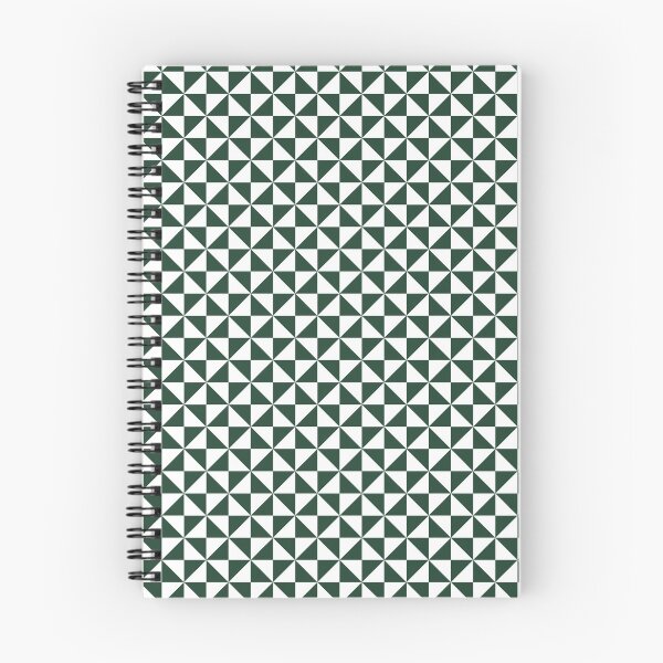Item preview, White And Forest Green Pinwheel Pattern designed and sold by pattern-archive.