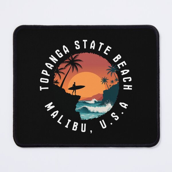 Item preview, Topanga State Beach – Malibu (with White Lettering) designed and sold by VelvetRoom.