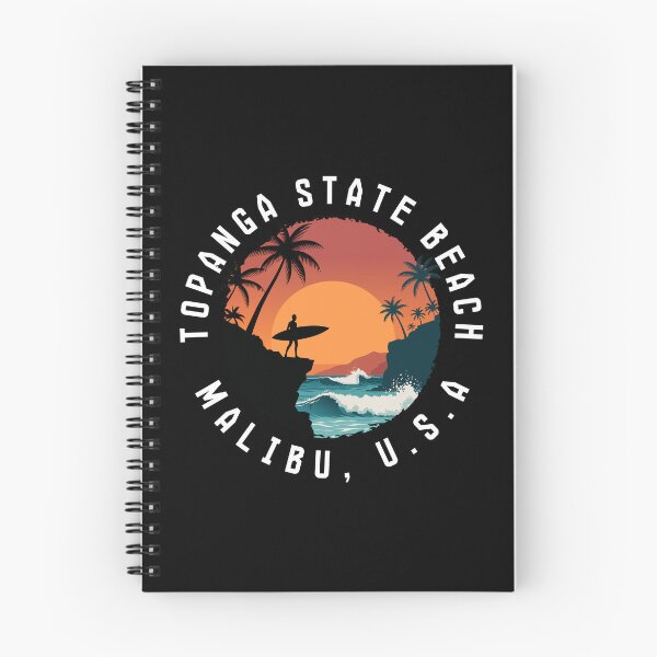 Item preview, Topanga State Beach – Malibu (with White Lettering) designed and sold by VelvetRoom.
