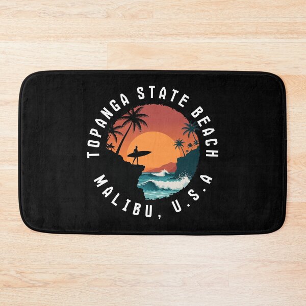 Item preview, Topanga State Beach – Malibu (with White Lettering) designed and sold by VelvetRoom.