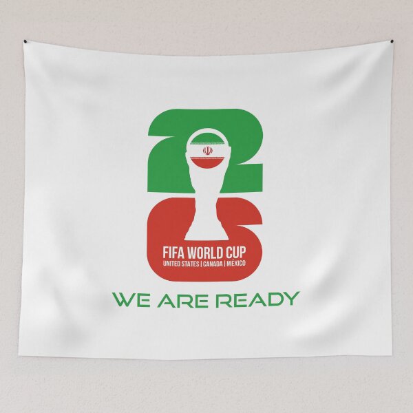 Item preview, Iran World Cup 2026 We Are Ready Trophy Sticker designed and sold by topprinting.
