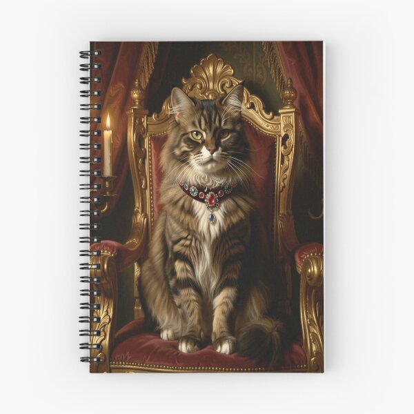 Item preview, Regal Persian Cat in Baroque Setting with Velvet Collar and Pearl Elegance designed and sold by FotoworldEdel.
