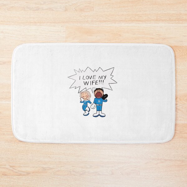 Item preview, I Love My Wife Fantastic Four Meme | Reed Richards & Sue Storm Comic Fan Art designed and sold by NDrake31.