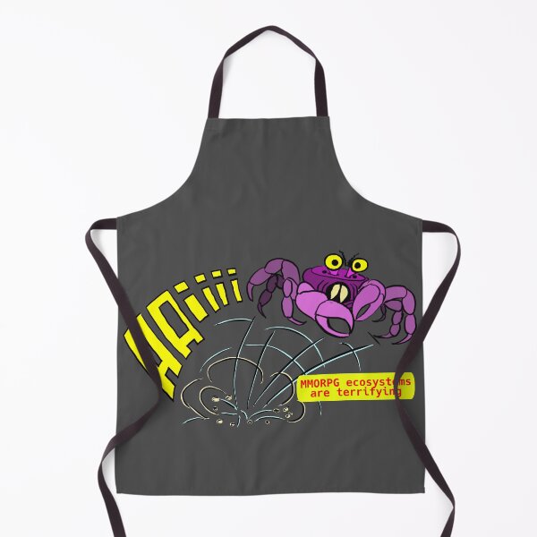 Item preview, MMORPG ecosystems are terrifying - crabs know karate ! designed and sold by LittleGreyMan2026.