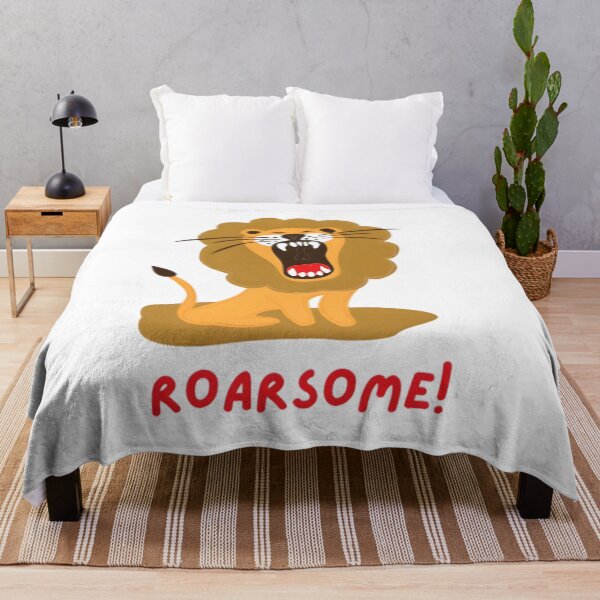 Item preview, Cute Cartoon Roaring Lion Wild Animal Art - ROARSOME! designed and sold by ROARSOME DESiGNS.